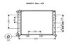 ORDONEZ 2062035 Radiator, engine cooling
